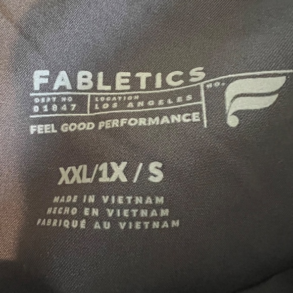 Fabletics XXL jogger scrub pants - Picture 3 of 3